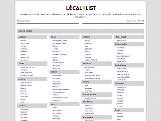 localxlist 검토는 많은 인기 있는 ExcludeFromResults 중 하나인 사이트입니다.