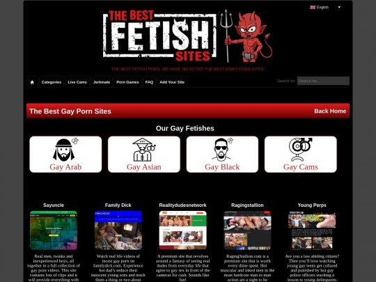 TheBestFetishes Rezension, eine Seite, die eines von vielen beliebten Pornoverzeichnissen ist