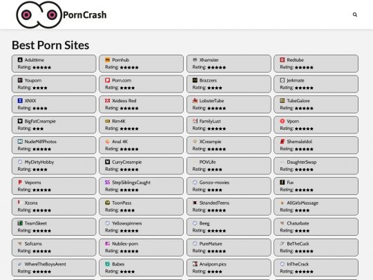 PornCrash review, a site that is one of many popular Porn Directories