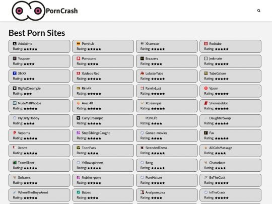 Đánh giá về PornCrash, một trang web là một trong nhiều Danh mục Khiêu dâm phổ biến