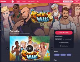Cockville Nutaku the Sim-like Dating Game Where You Create Relationships With Sexy Clients