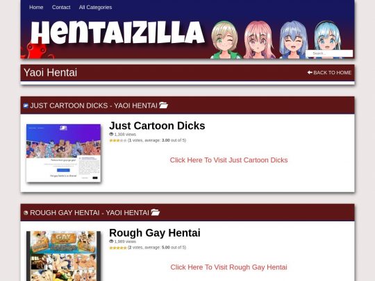 Gay Hentai Sites review, a site that is one of many popular ExcludeFromResults