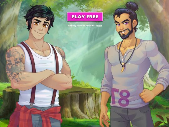 BlushBlush Nutaku Porn Game Track Down These 2 Sexy Human Dudes and Break the Animal Tranformation Curse