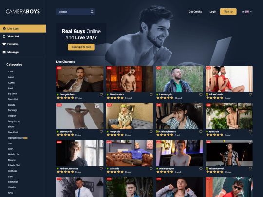 CameraBoys The New Gay Live Sex Cam Site That Is Trending