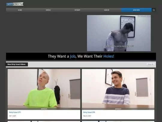 DirtyScout - Watch Amateur Gay Guys Who Will Do Anything to Get a Job