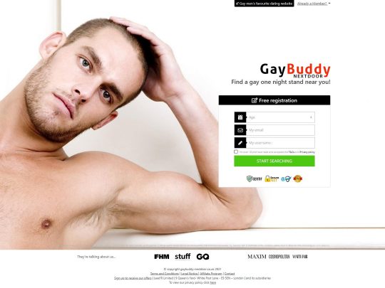 GayBuddyNextDoor Find Your Gay Male Soulmate to Connect With Longterm