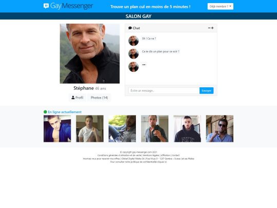 Revue Gay Messenger, un site qui est l'un des nombreux meilleurs sites de rencontres gay populaires