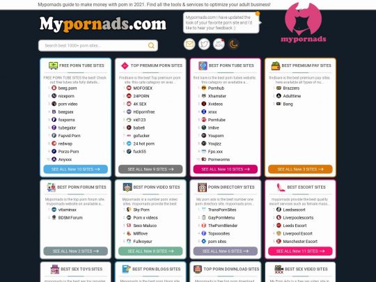 Revue MyPornAds, un site qui est l'un des nombreux annuaires pornographiques populaires