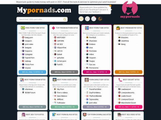 MyPornAds review, a site that is one of many popular Porn Directories