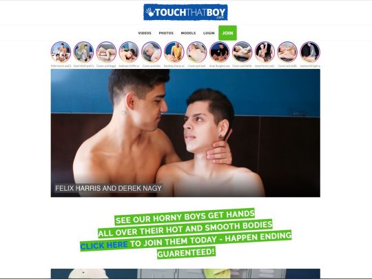 סקירת TouchThatBoy, אתר שהוא אחד מאתרי פורנו לעיסוי הומואים פופולריים רבים