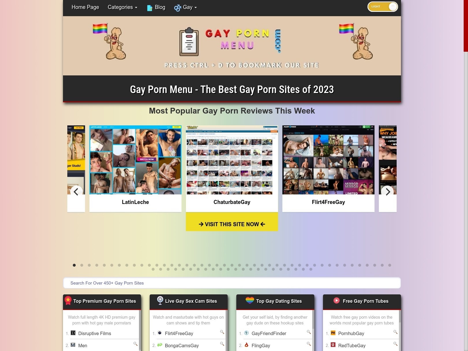 GayPornMenu Website 350+ Best Gay Porn Sites 2023