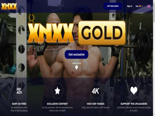 XNXX Gold Gay review, a site that is one of many popular Top Premium Gay Porn Sites