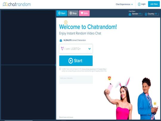 Chatrandom Gay review, a site that is one of many popular Gay Sex Chat Sites