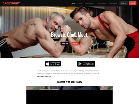 DaddyHunt review, a site that is one of many popular Top Gay Dating Sites