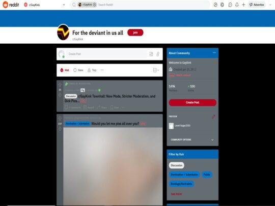 GayKink review, a site that is one of many popular Gay Reddit Porn Threads