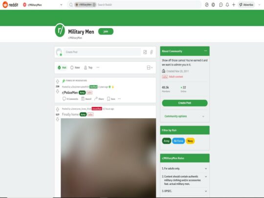Military Men review, a site that is one of many popular Gay Reddit Porn Threads