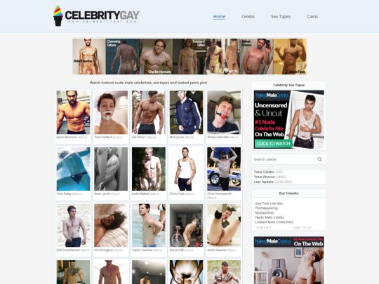 CelebrityGay hittar massor av falska bilder på nakenbilder på dina favoritkändisar. Hot hunks, twinks spegelbilder, strandbilder och så mycket mer.