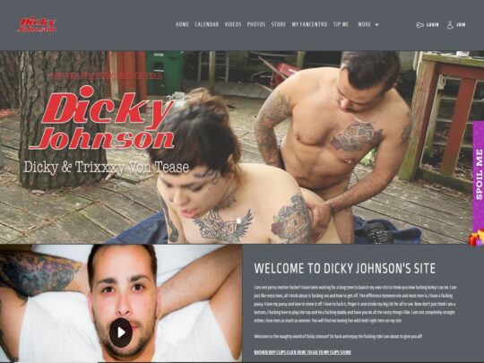 Dicky Johnson-Rezension, eine Seite, die eine von vielen beliebten FTM-Pornoseiten ist