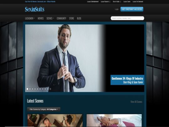 SexInSuits the premium gay hunk porn site, which has a core focus on sexy men in suits or undressing from a suit for fucking.