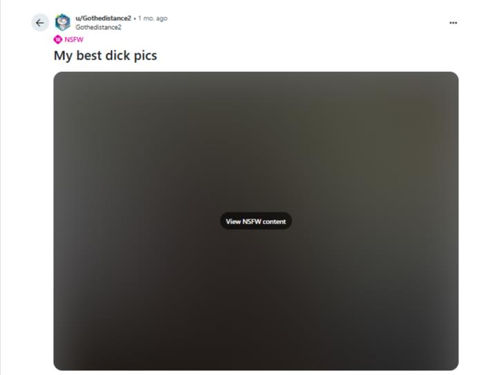 Reddit has a great section for adults only. If your 18+ and want to post dick pics or see some of the best you can do so here.