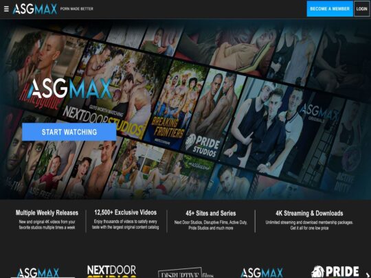 ASGmax-recensie, een site die een van de vele populaire Top Premium Gay-pornosites is