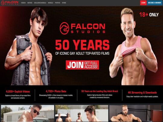 Falcon Studios review, a site that is one of many popular Premium Gay Hunk Porn