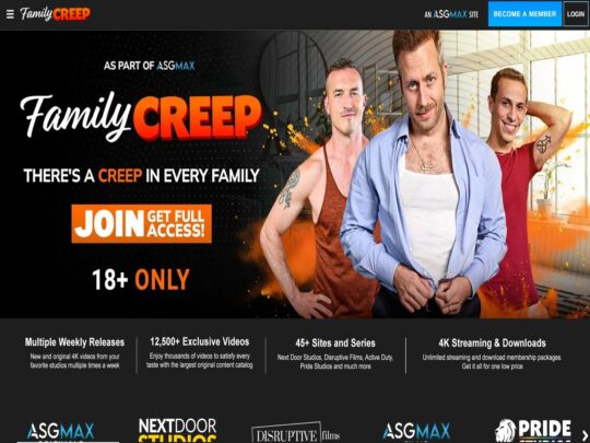 FamilyCreep review, a site that is one of many popular Gay Step Dad Porn Sites