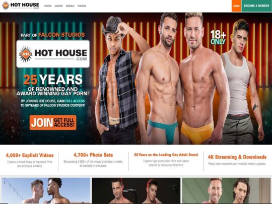 HotHouse review, a site that is one of many popular Premium Gay Hunk Porn