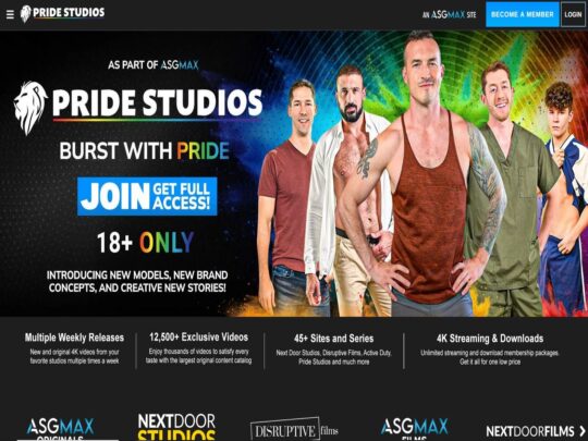 PrideStudios review, a site that is one of many popular Top Premium Gay Porn Sites
