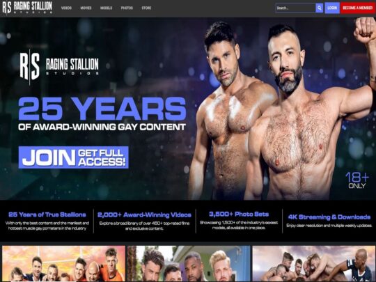 Raging Stallion review, a site that is one of many popular Top Premium Gay Porn Sites