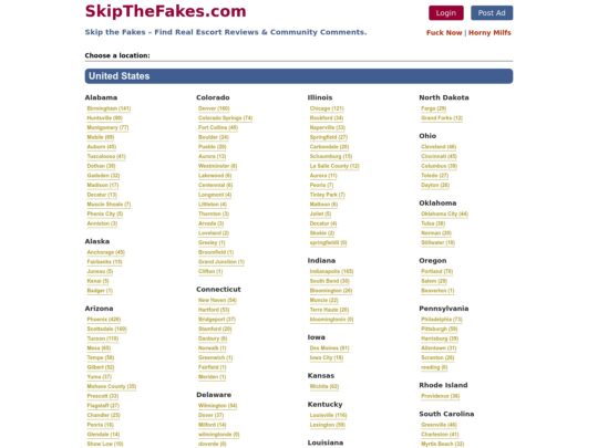 SkipTheFakes: divirta-se à noite enquanto visita ou reside nos EUA. Com algumas das melhores acompanhantes para oferecer.