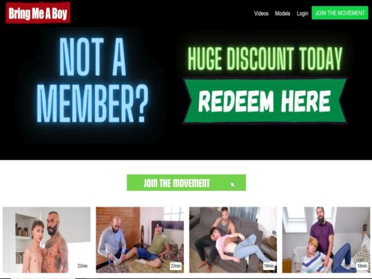 BringMeABoy review, a site that is one of many popular Premium Gay Twink Porn Sites