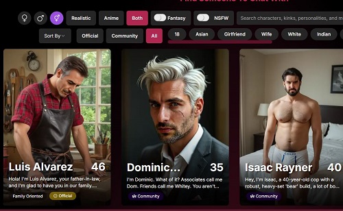 SecretDesires SecretDesires a platform to create your perfect AI boyfriend. AI romance free from pressure or judgement.