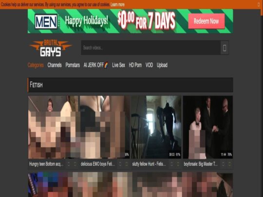 BrutalGays Fetish review, a site that is one of many popular Free Gay Fetish Porn Sites