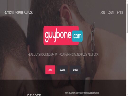 รีวิว GuyBone เว็บไซต์หนึ่งในบรรดาเว็บไซต์วิดีโอโปร์นเกย์ยอดนิยมมากมาย