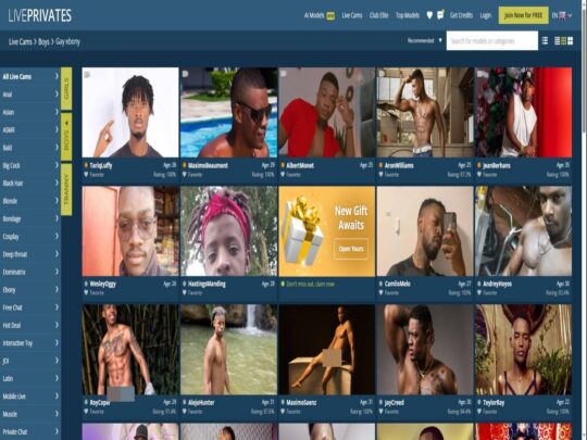 LivePrivates Gay Ebony Picture