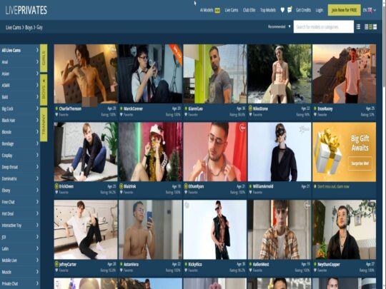 LivePrivates Gay Solo review, a site that is one of many popular Live Solo Male Sex Cams
