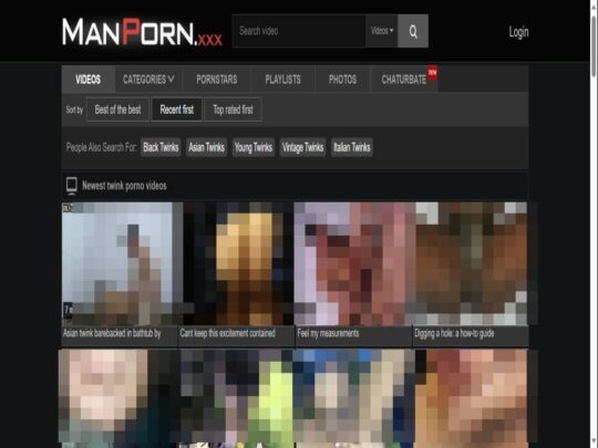 ManPorn Twink incelemesi, popüler ücretsiz eşcinsel genç erkek porno sitelerinden biri olan bir site.