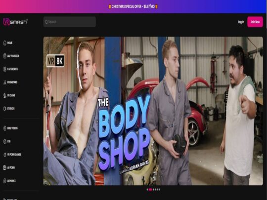 รีวิว VRSmash Gay เว็บไซต์หนึ่งในบรรดาเว็บไซต์หนังโป๊ VR เกย์ที่ได้รับความนิยมมากมาย
