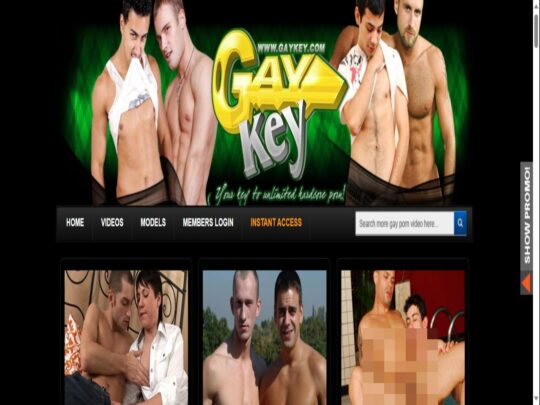 סקירת GayKey, אתר שהוא אחד מאתרי פורנו גייז פרימיום פופולריים רבים