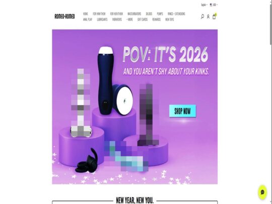 RomeoRomeo review, a site that is one of many popular Gay Sex Toy Shops