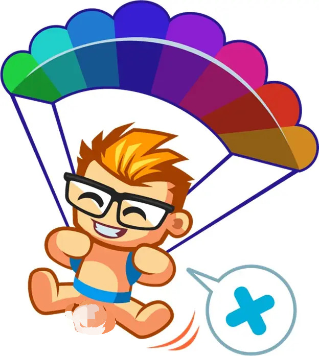 Талисман MyGaySites — летящий с парашютом. Этот талисман символизирует большую важность MyGaySites как ресурса, содержащего списки и обзоры гей-порносайтов.