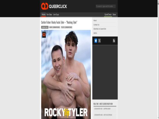 QueerClick review, a site that is one of many popular Gay Porn Blogs