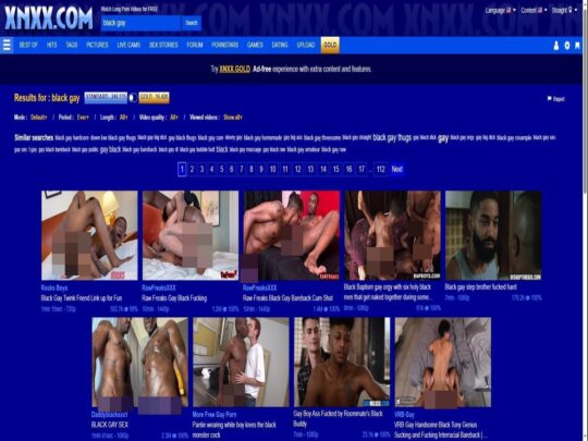 XNXX Gay Black -arvostelu, sivusto, joka on yksi monista suosituista ilmaisista homojen mustien pornosivustoista
